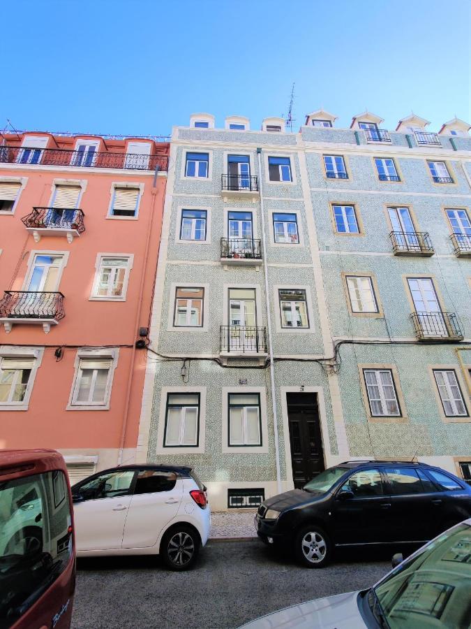 White & Blue Vintage Home In Graca Lisbon Bagian luar foto